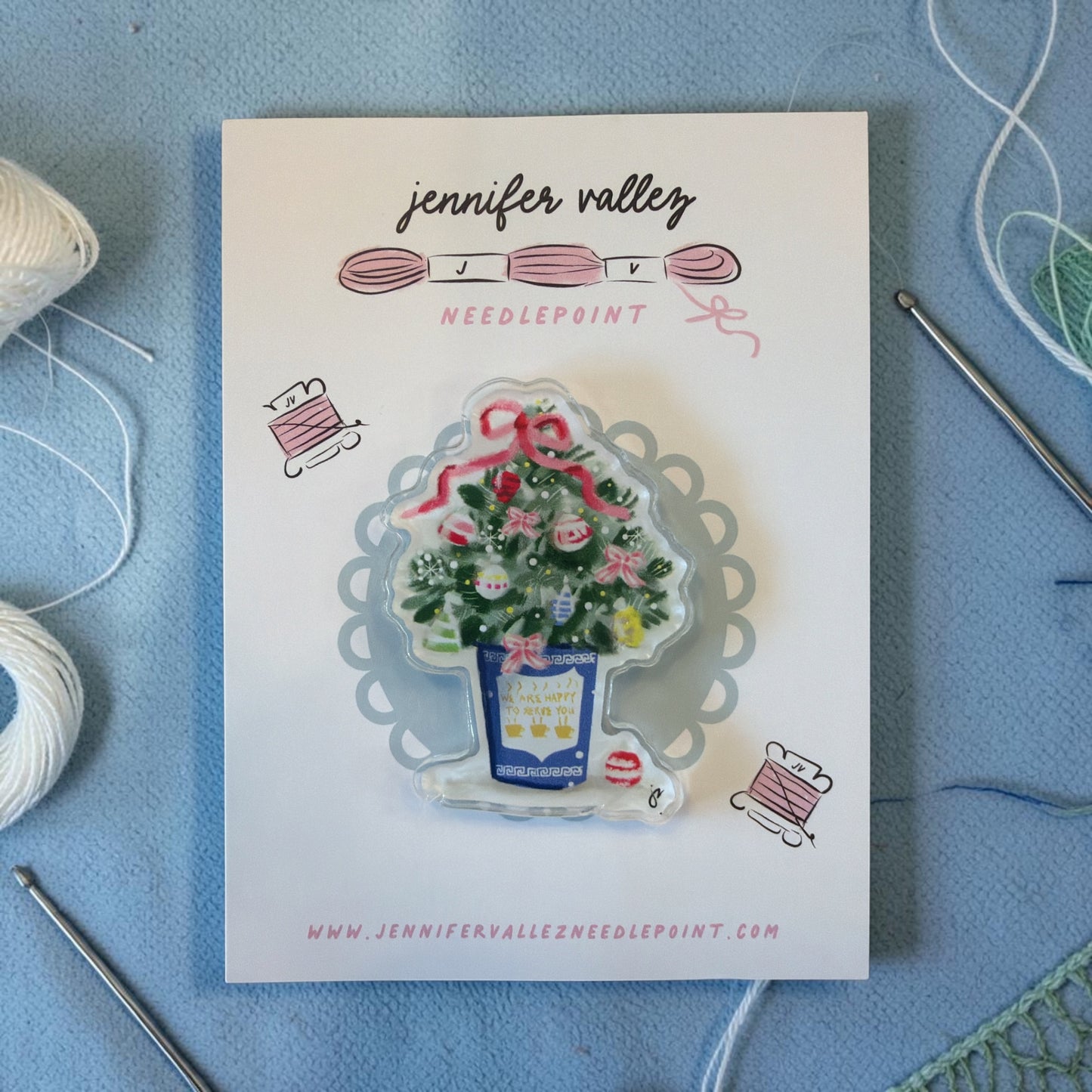 Jennifer Vallez Needlepoint Needle Minders