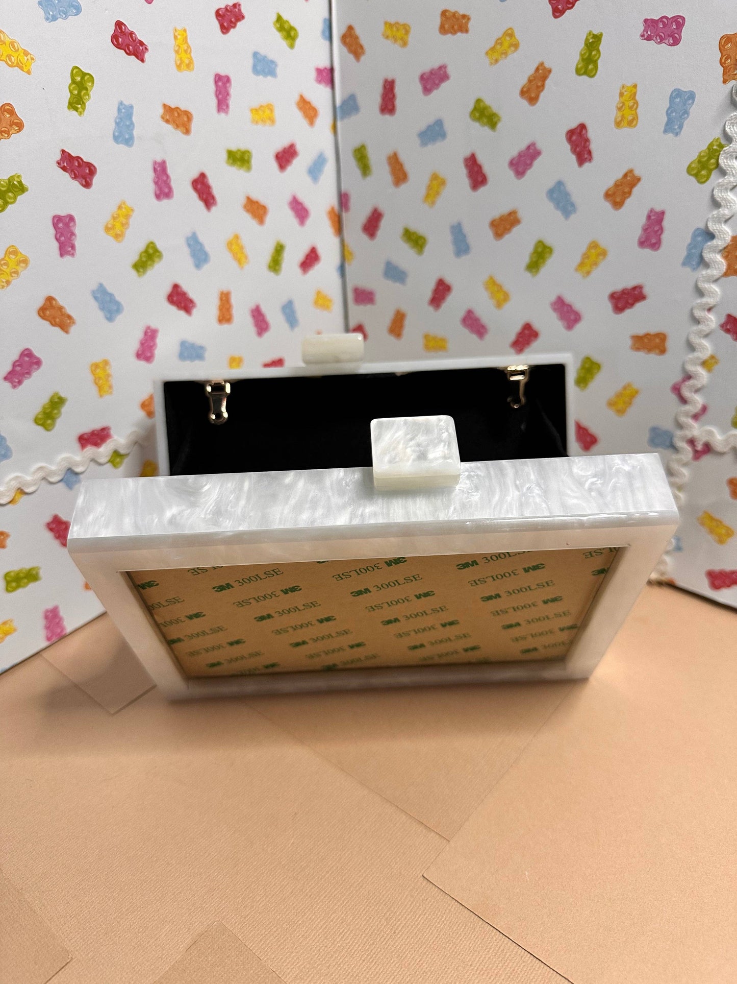 Self Finishing Acrylic Box Clutch