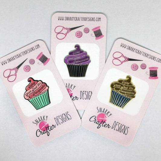 Enjoy Your Shut the Fucupcake Needle Minder