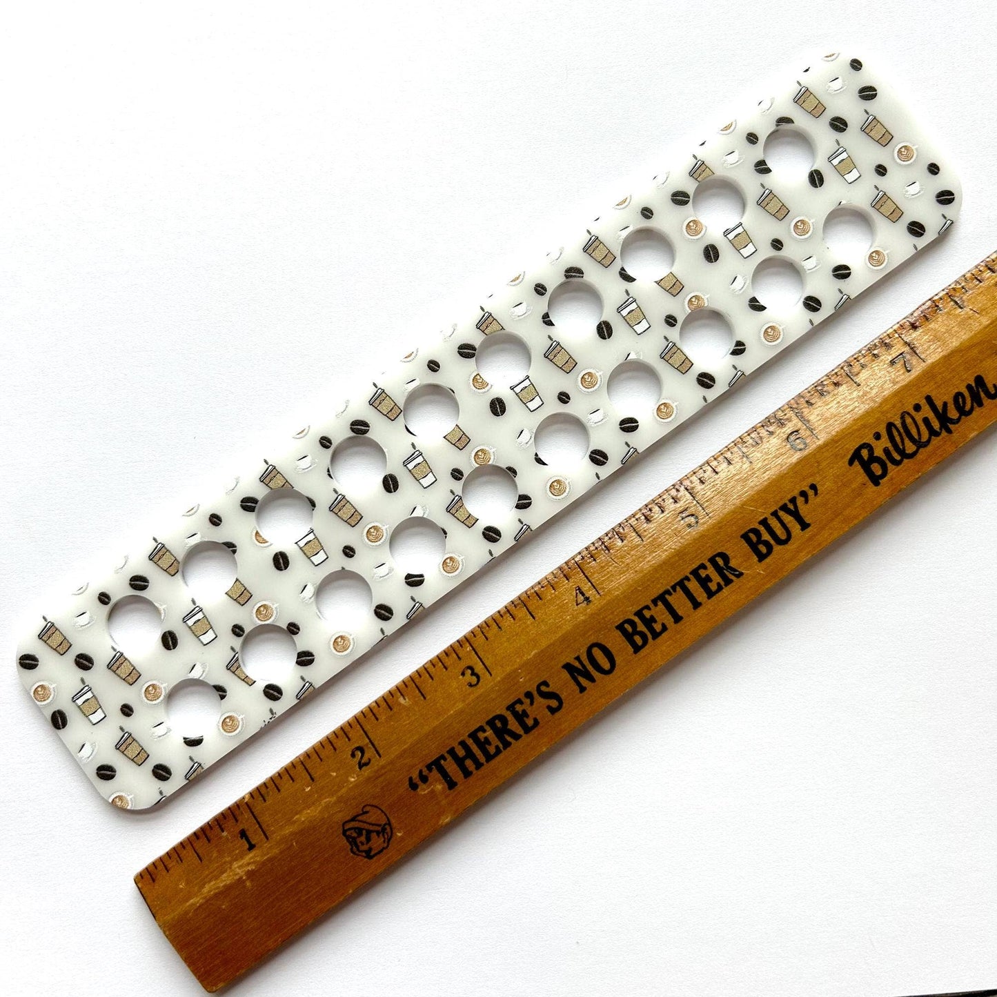 Coffee Cups and Beans Thread Holder