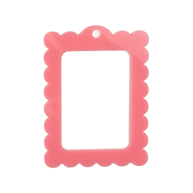 Bag Tag: Large Scallop Rectangle