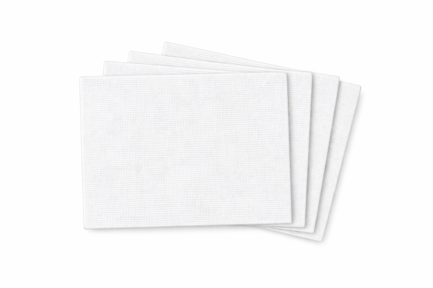 Blank Needlepoint Canvas Sheets Set of 6 18 Mesh Mono Canvas
