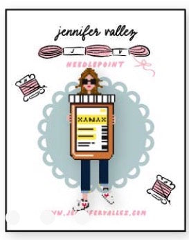 Jennifer Vallez Needlepoint Needle Minders
