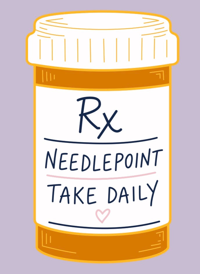 Needlepoint- Take Daily Needle Minder💊℞