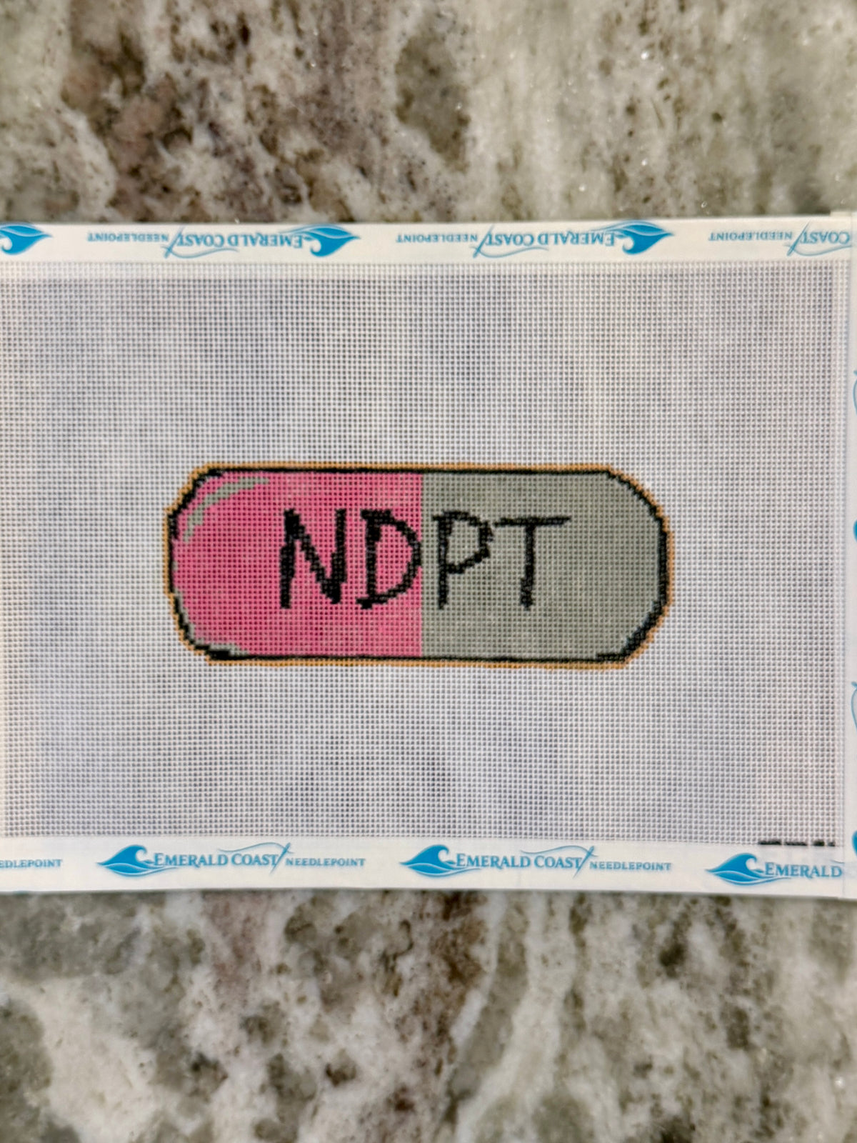 NDPT Pill Capsule Needlepoint Canvas