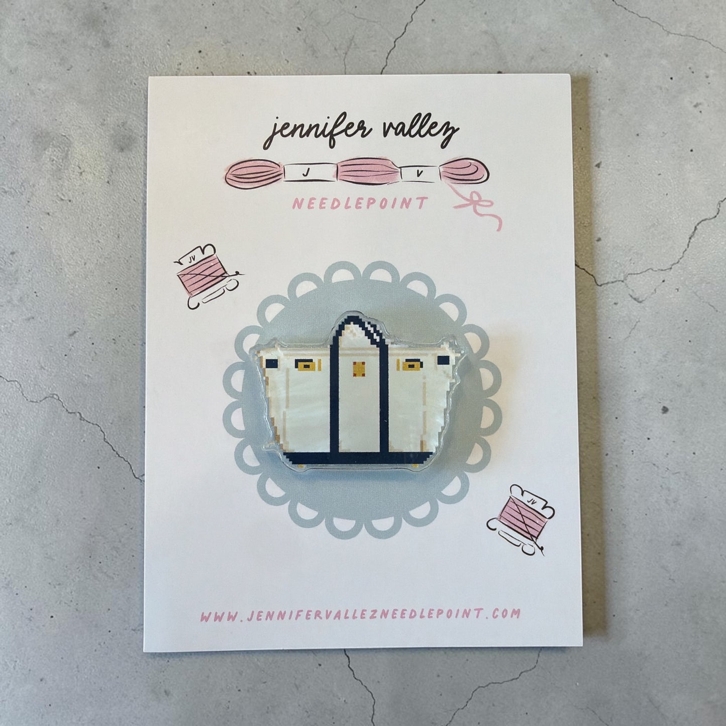 Jennifer Vallez Needlepoint Needle Minders