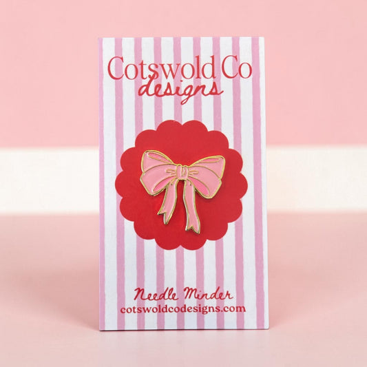 Pink Bow Needle Minder