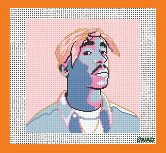 Tupac Needlepoint Canvas