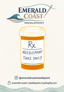Needlepoint- Take Daily Needle Minder💊℞