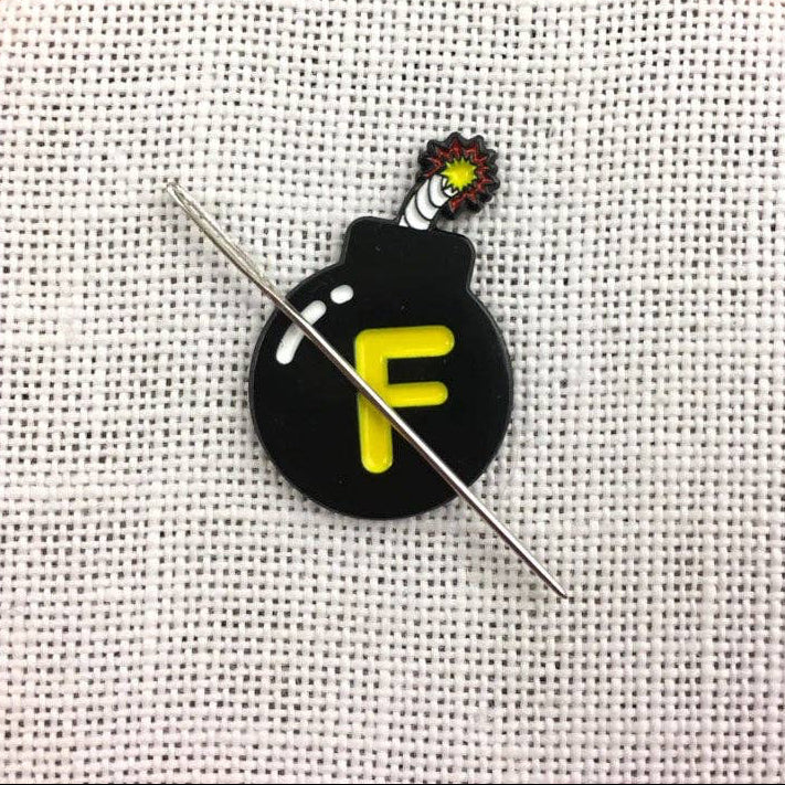 F-bomb Enamel Needle Minder