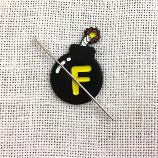 F-bomb Enamel Needle Minder