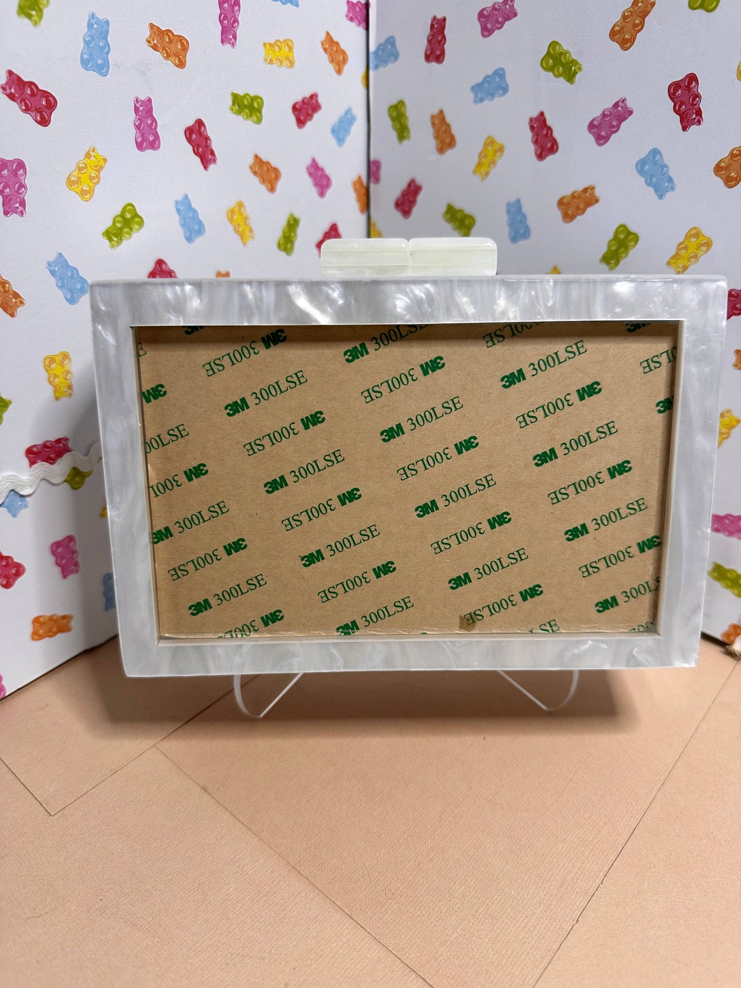 Self Finishing Acrylic Box Clutch
