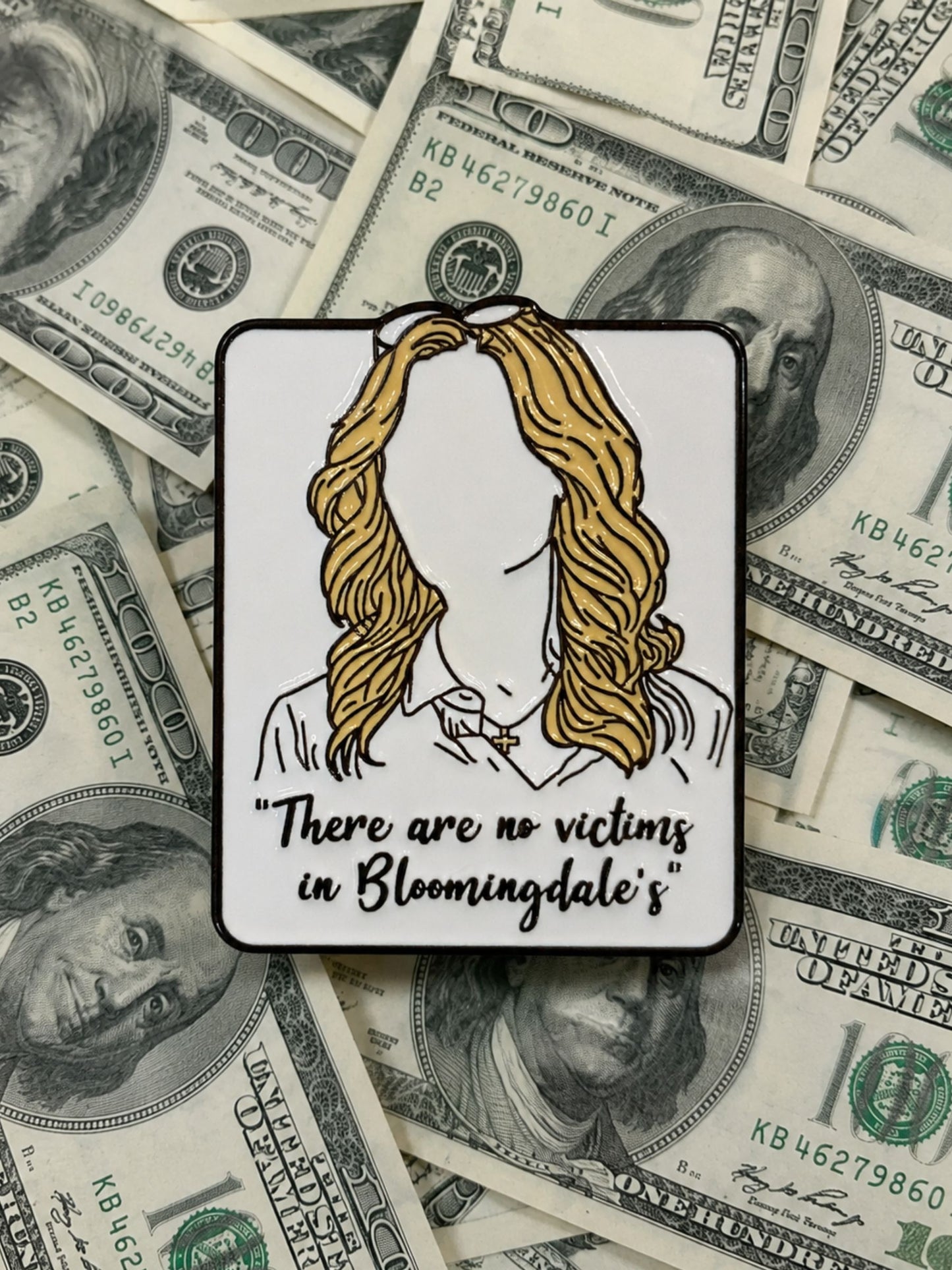 "Margo's Got Money Troubles" Needle Minder: LIMITED QTY