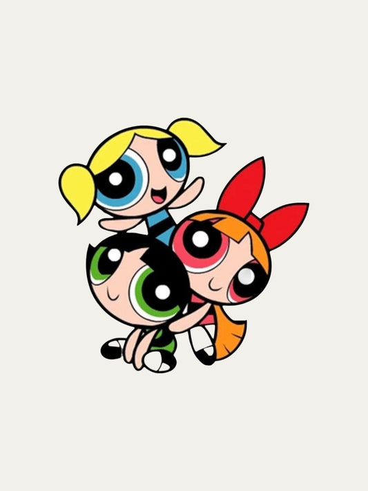 Powerpuff Girls — Printable Needlepoint Canvas Download